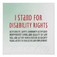 i stand for disability rights picture